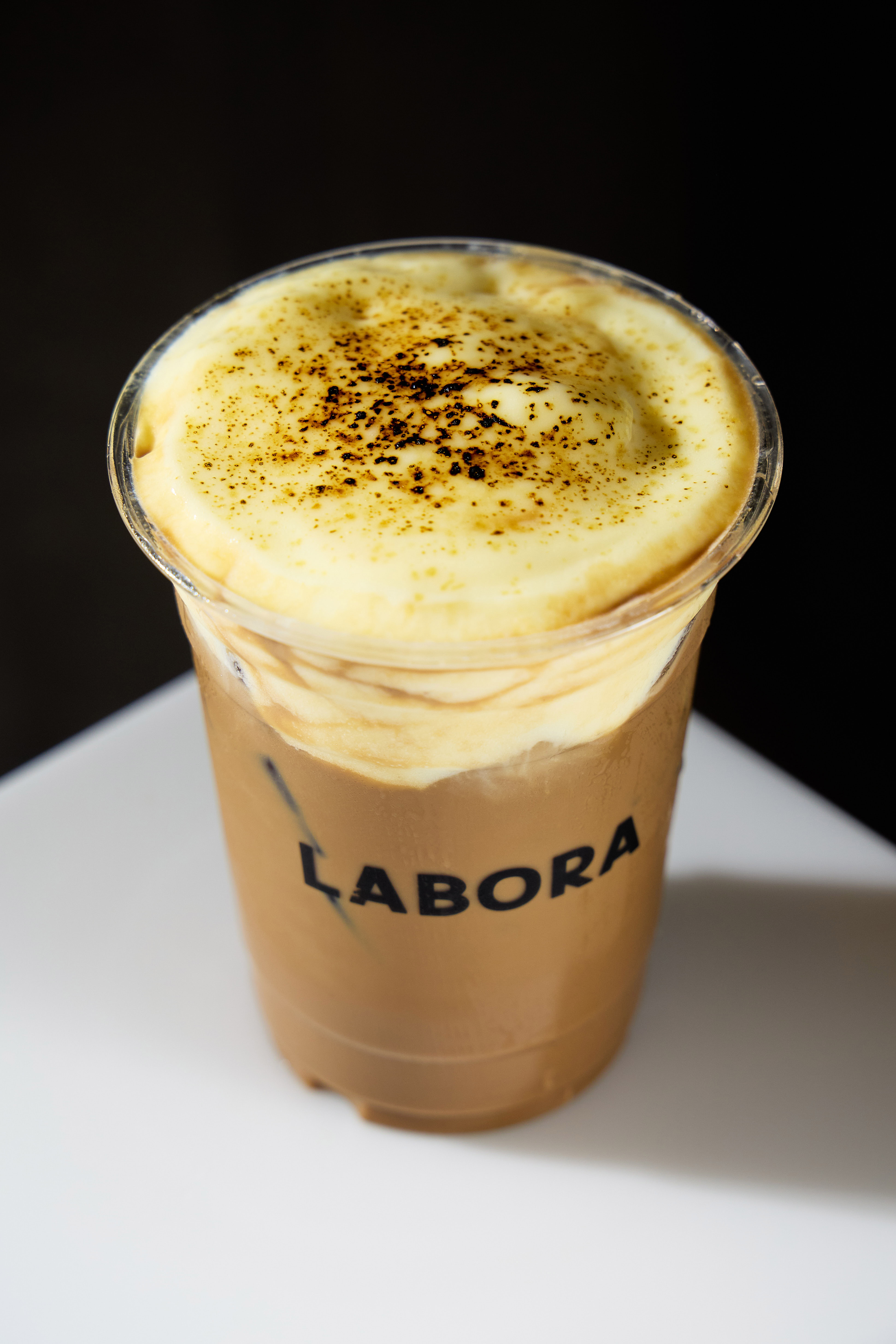 Banana 53 — Banana foam layered between a choice of our house-made Viet drip coffee