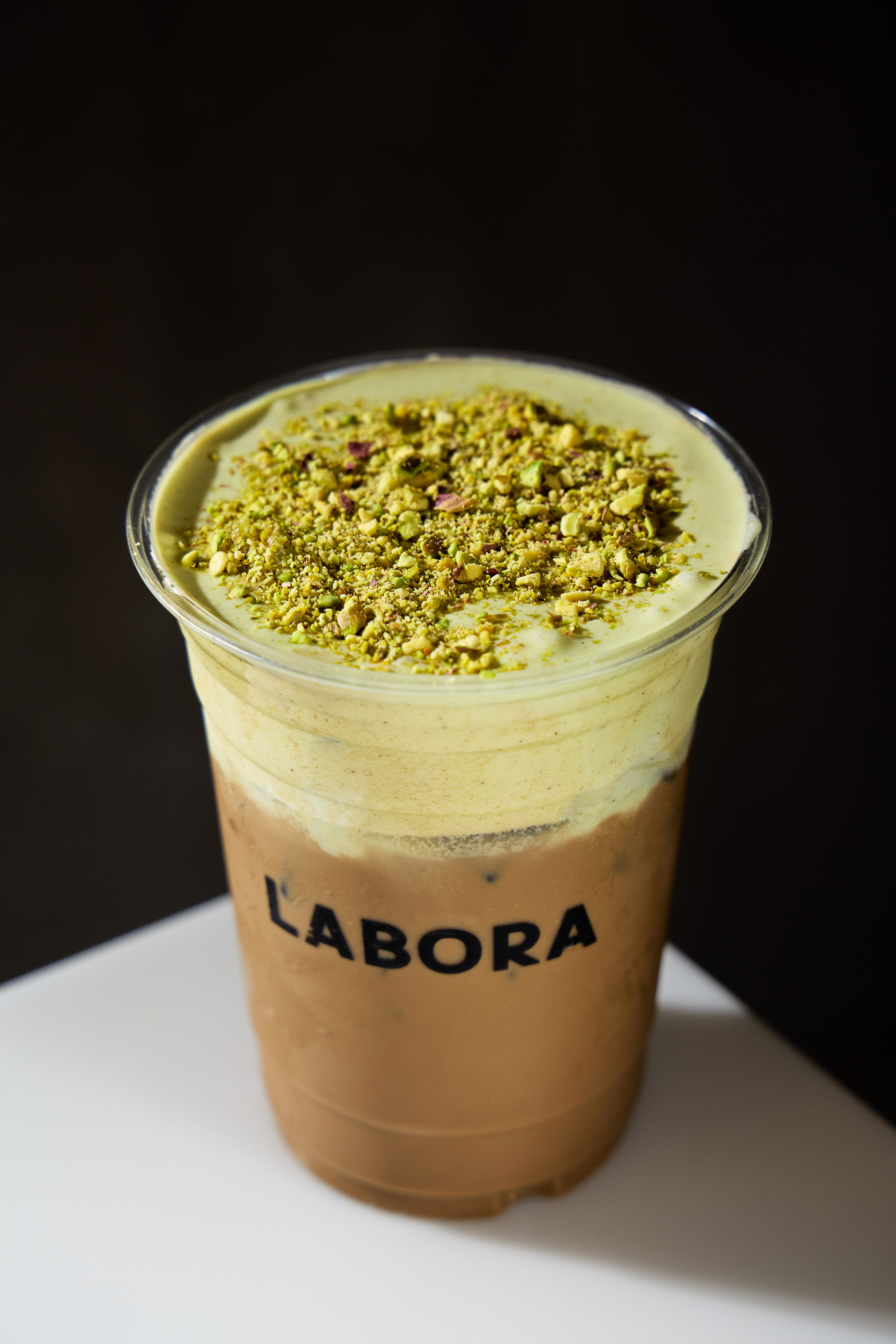 Pistachio 54 — Pistachio foam layered between a choice of our house-made Viet drip coffee
